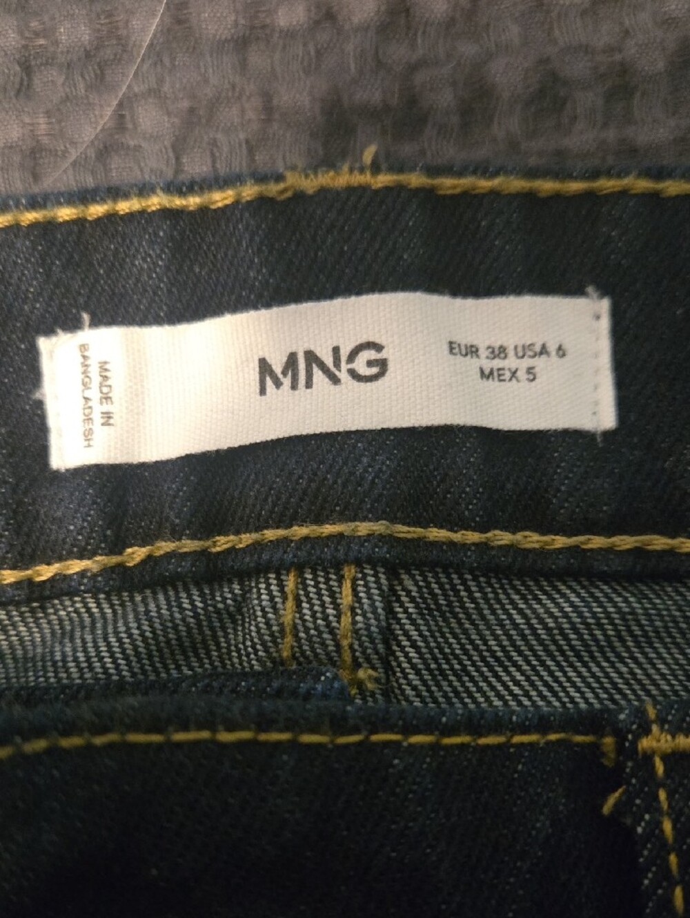 Mango Wide-Leg Jeans in Dark Indigo Black - Picture 2 of 3